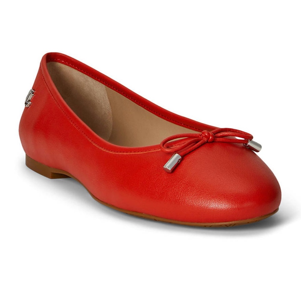 Ralph Lauren Ballet Flat Jayna Leather - Women’s - 8.5B